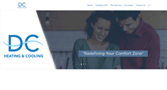 Desktop Screenshot of dcheatingcooling.com